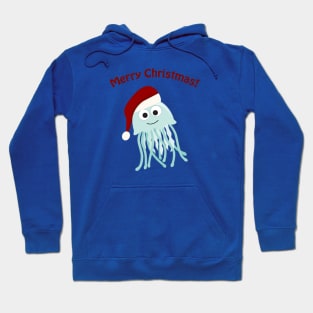 Merry Christmas Santa Jellyfish Hoodie